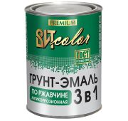 Грунт-эмаль по ржавчине черная 1,8кг 3 в 1 ВИТ/6