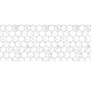 Панель интерьерная «Гексагон мрамор» 3,0 х 0,60