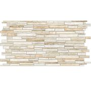 Панель камень «Пластушка бежевая»  ПВХ  0,3мм 980х489/10