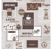 Мокко-08 (беж.с шокол) /Обои влагостойкие С1 БР-ГП/24