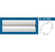 С47/95 «БС» Плинтус потолочный экстр.2м***(95*95)/20
