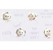 72285-56НС Обои 3D Cats сирень.винил/гор/флиз.1.06х10м/8 М