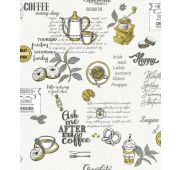 289-05В Пончики желт.Обои винил вспен.0,53х10мС31/9